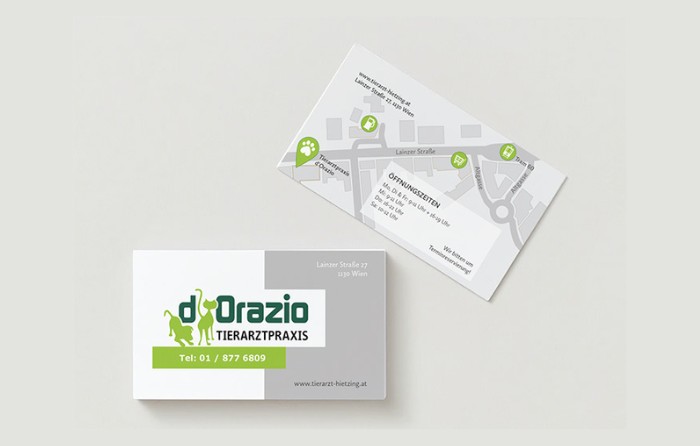 VK Design - Visitenkarten Tierarztpraxis