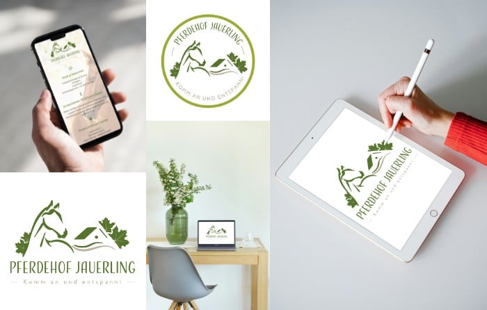 VK Design - Branding und Grafikdesign für Pferdehof Jauerling