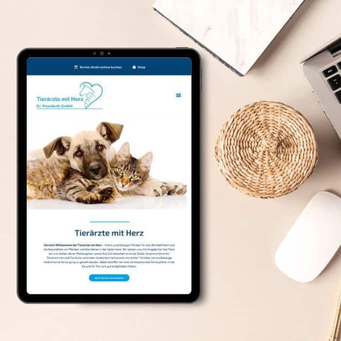 VK Design - Tierärzte mit Herz - responsive Webdesign
