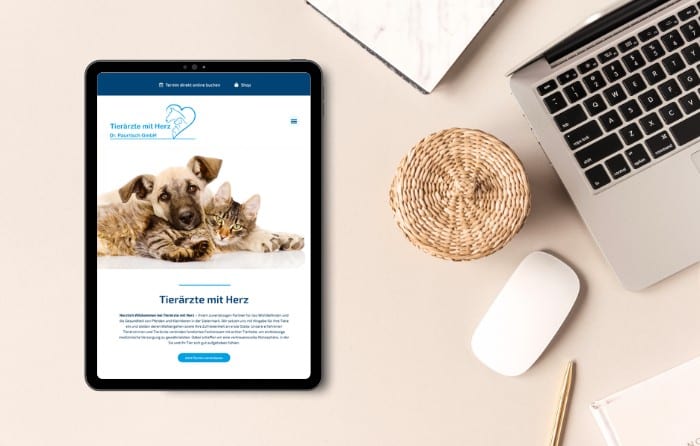 VK Design - Tierärzte mit Herz - responive Webdesign aus Wien