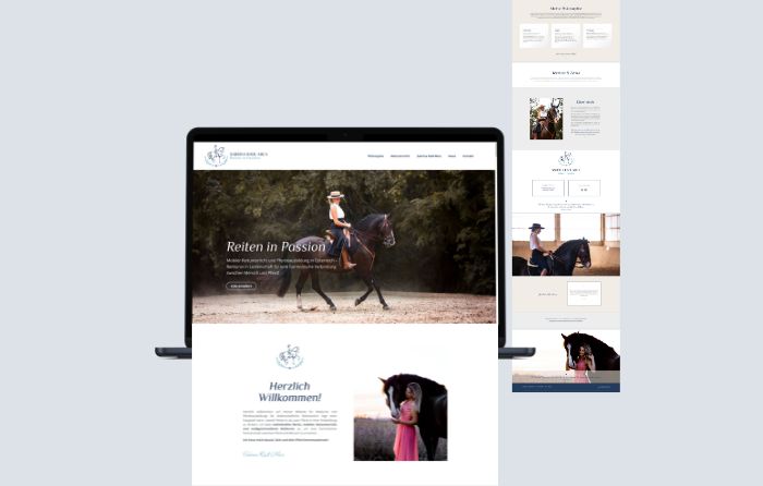 VK Design - Webdesign für Reiten in Passion