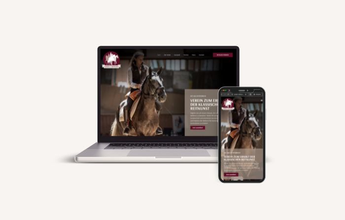 VK Design - Webdesign für Reitkunst Verein